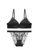 LYCKA black LMM0120-Lady Two Piece Sexy Bra and Panty Lingerie Sets (Black) BFB47USCA7CBE3GS_1