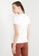 Milliot white Penelope Women's Short Sleeves Top 9D7B0AAB1A0191GS_1