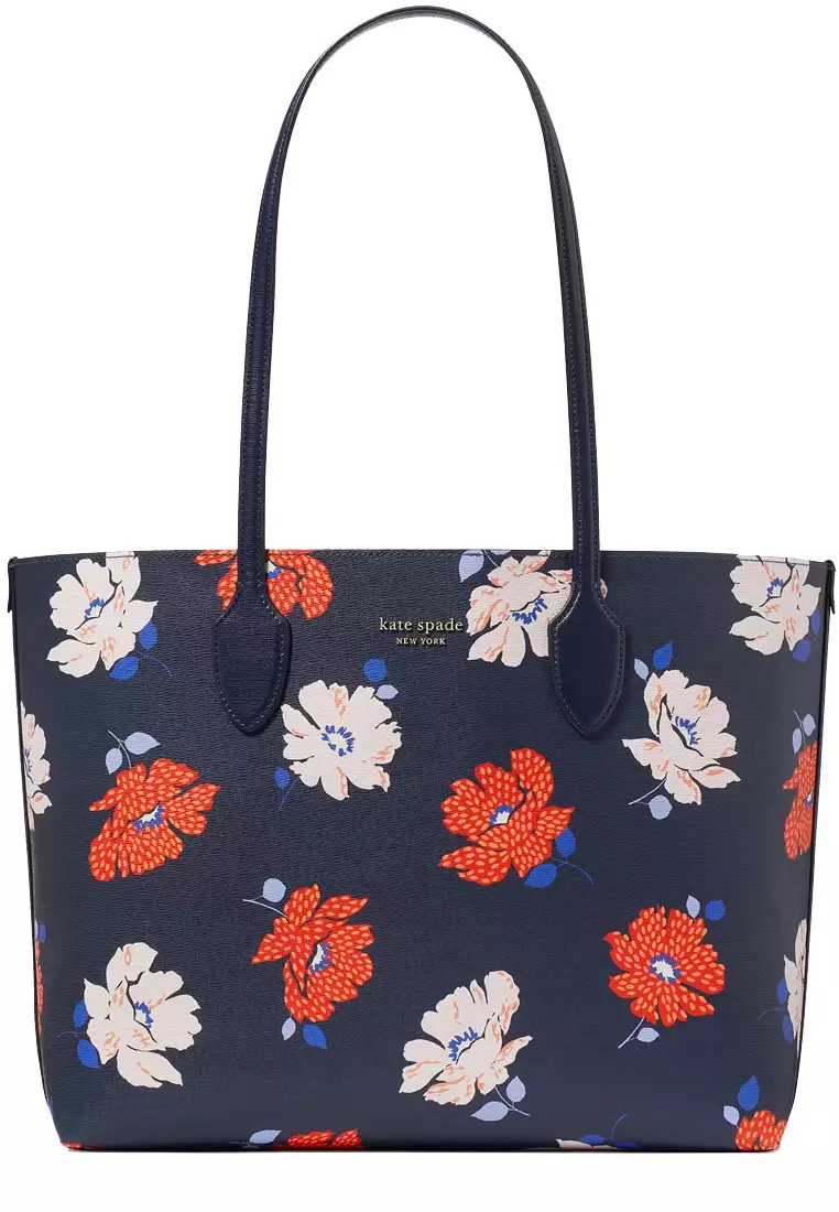 Navy floral bag on sale