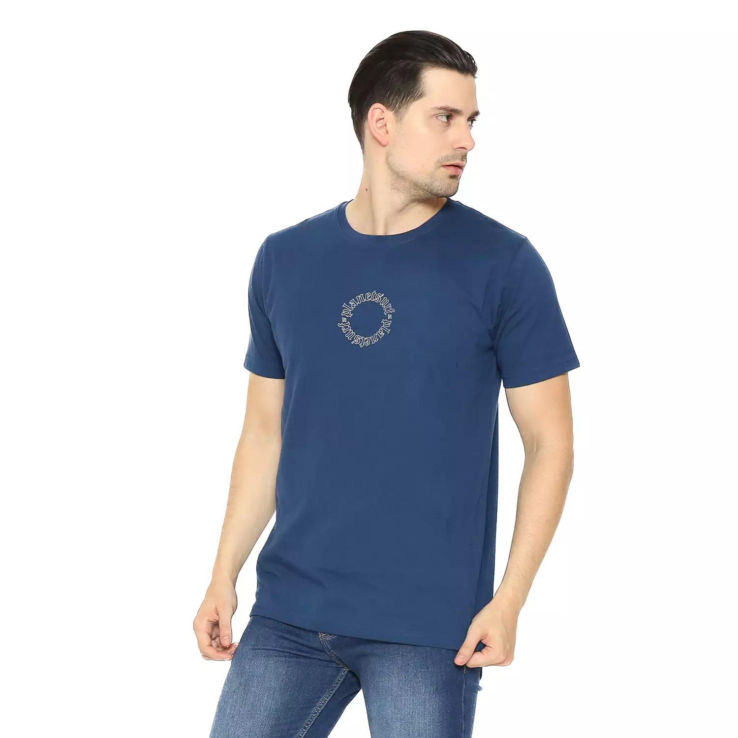 Planet Surf Clothing Kaos Lengan Pendek Pria Runden Men Tee Planet Surf