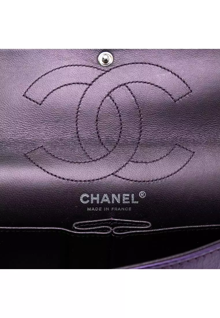 Pre-Loved Chanel Quilted Metallic Calfskin Reissue 2.55 Double Flap 226