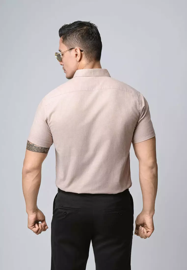 Khaki Oxford SS Shirt