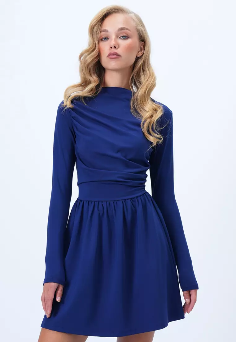 Ruched Mini Dress