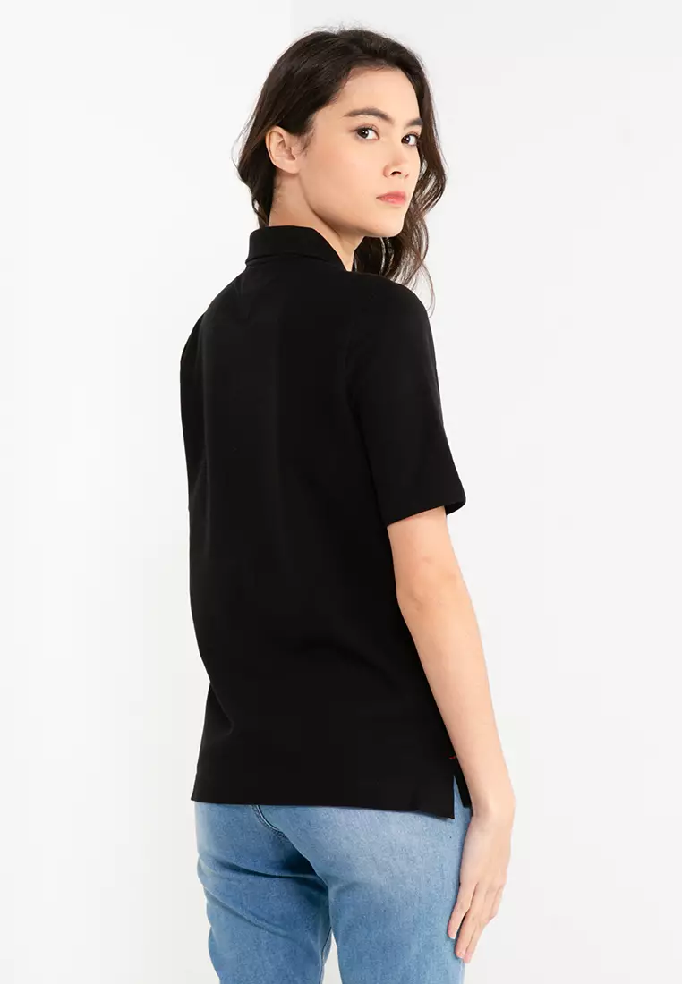 black hilfiger polo