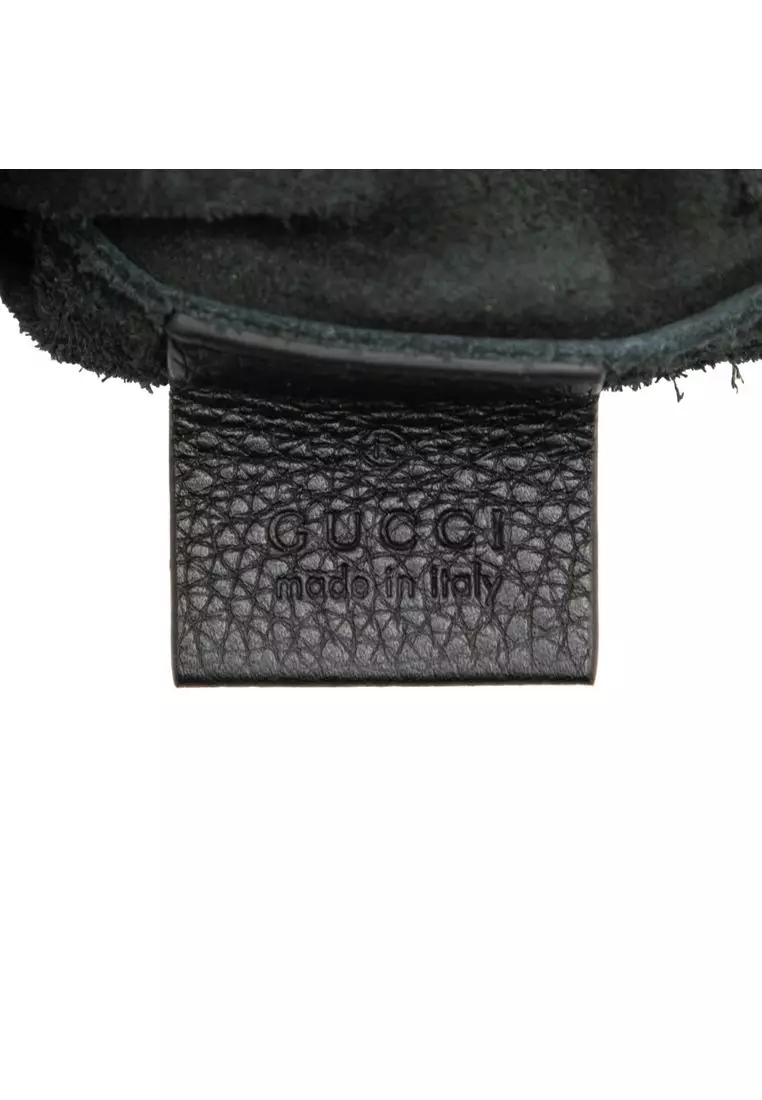Pre-Loved Gucci Medium Calfskin Logo Portfolio Clutch