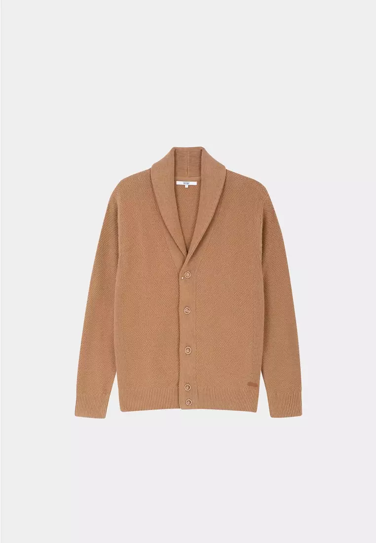 Brown Apricot Jersey Cardigan