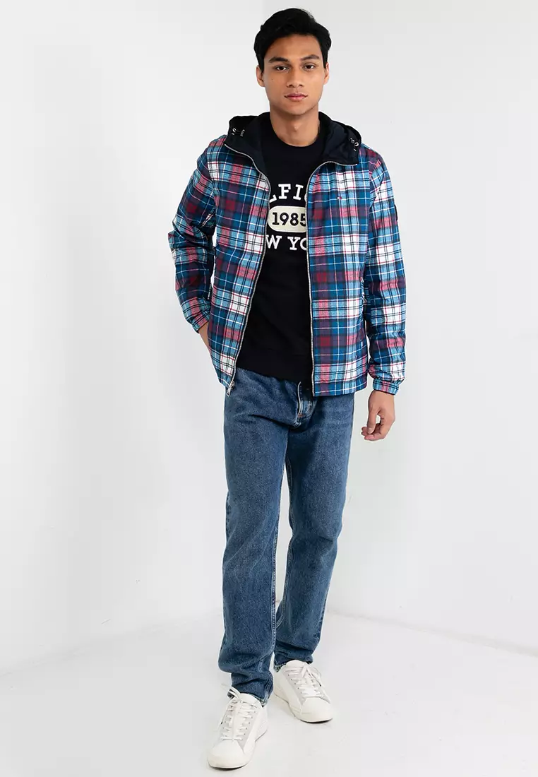 Tommy hilfiger reversible deals hooded jacket