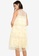 Hopeshow yellow Sleeveless Lace Midi Dress with Mesh DD59BAA29660A7GS_2