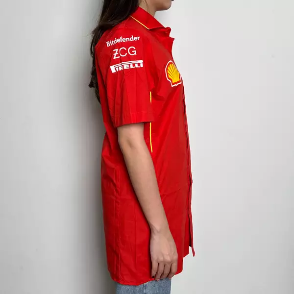 Kemeja F1 FORMULA ONE SCUDERIA FERRARI CLASSIC RED SHIRT 100% ORIGINAL