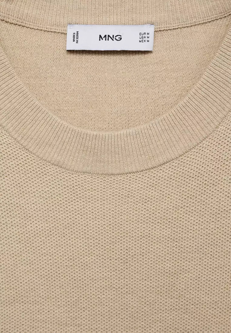 Microstructured Knitted Sweater