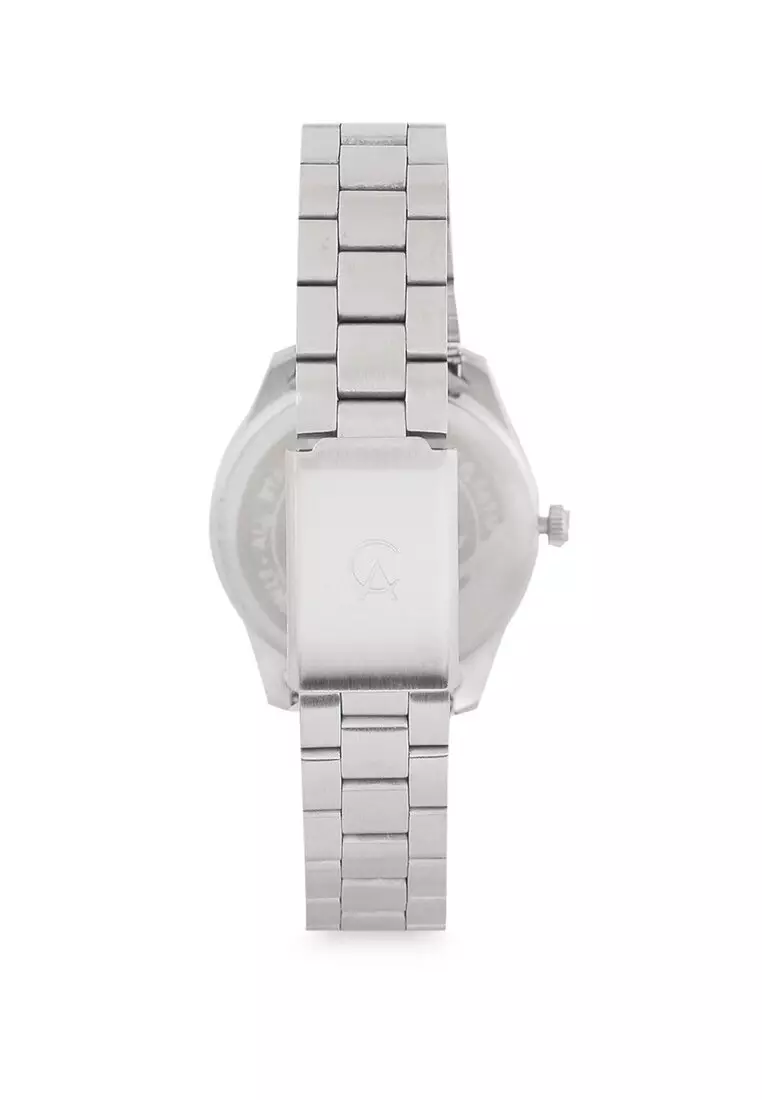 Alexandre Christie Jam Tangan Pria - Silver - Stainless Steel - 1027 LDBSSSLBA