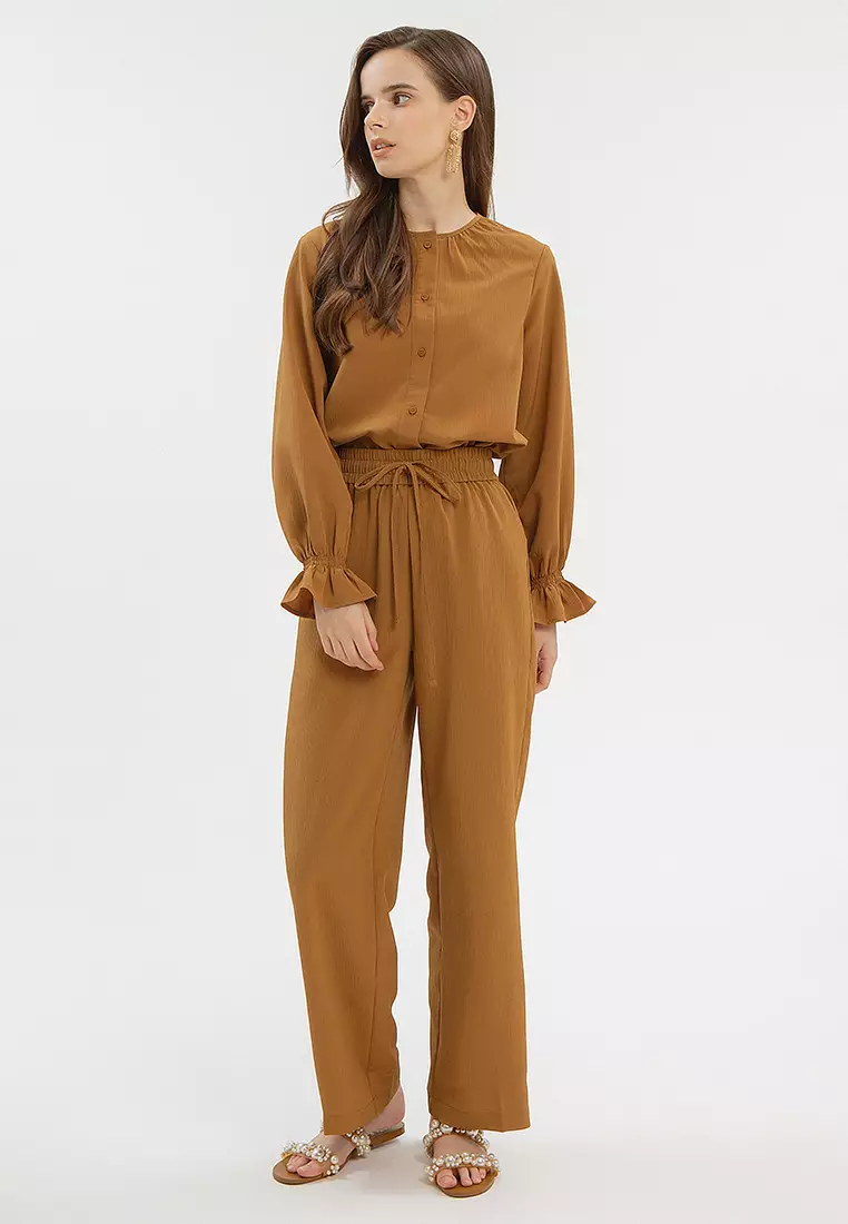 Minimal BB Tenika Pants Mustard Brown