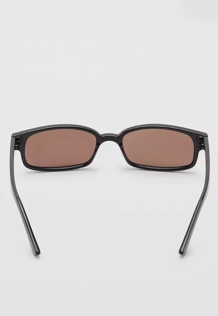 Rectangular-Frame Sunglasses
