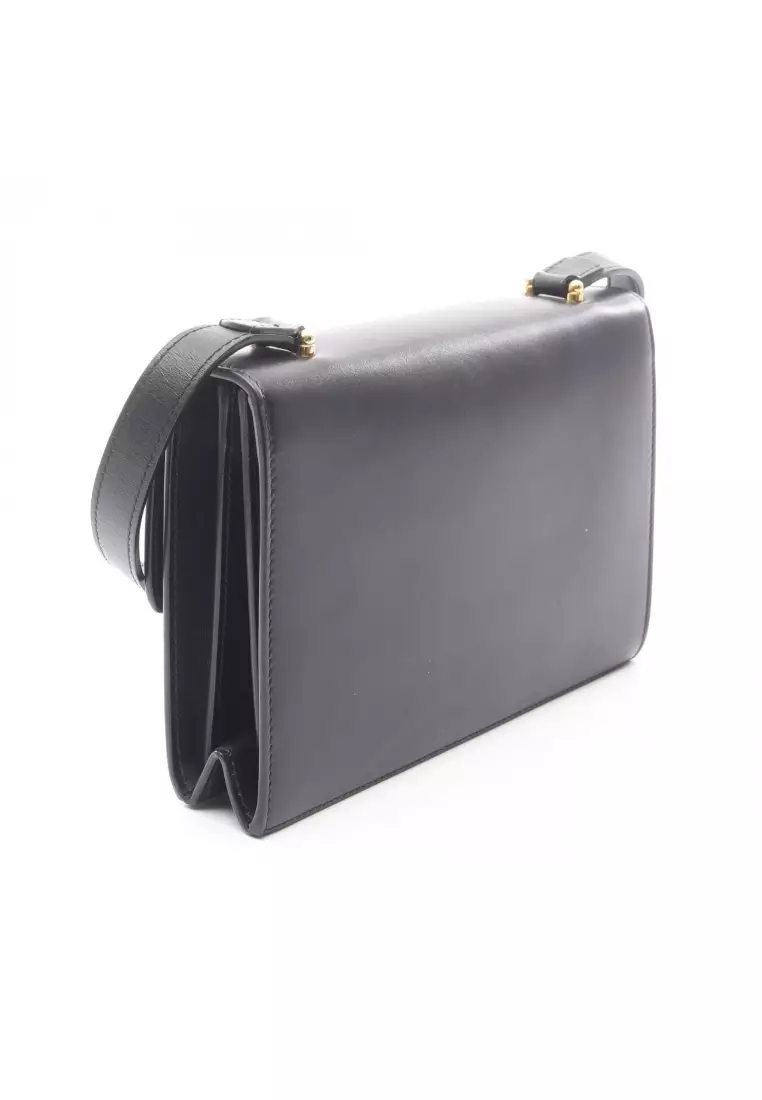 Pre-Loved Gucci Zumi Shoulder bag leather black