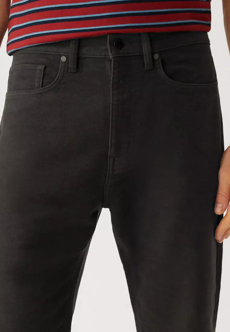 Regular Fit Moleskin Trousers