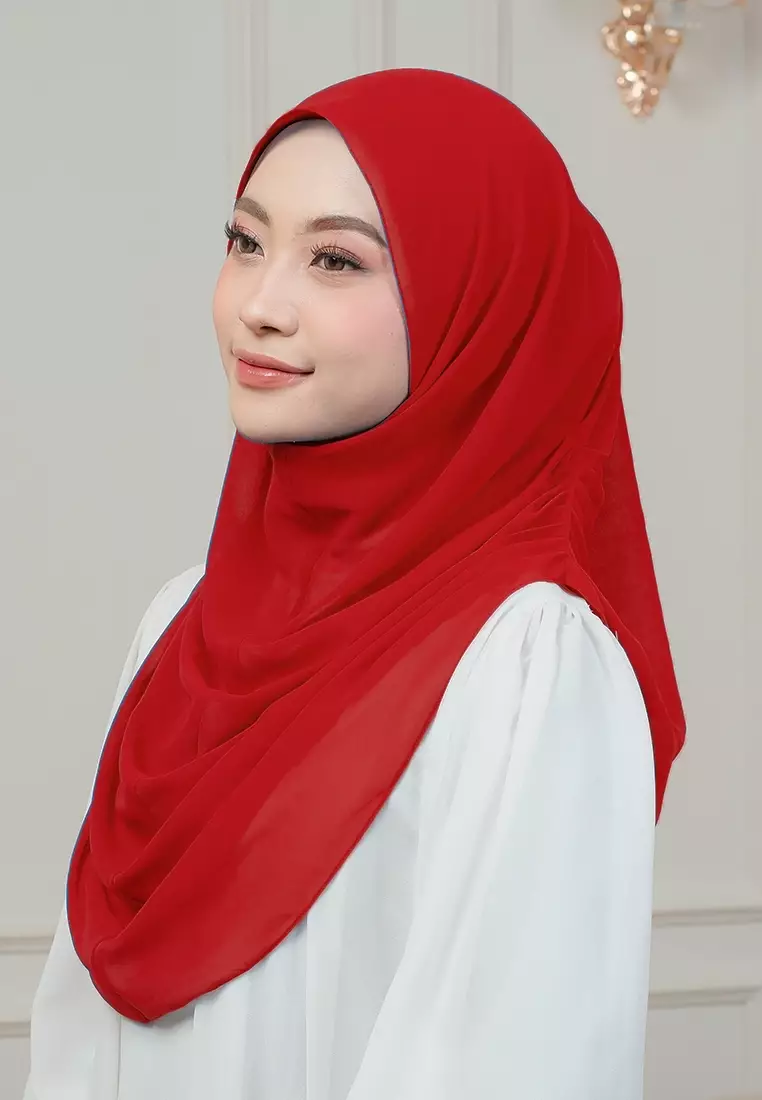 HIJAB INSTAN AURORA - RED