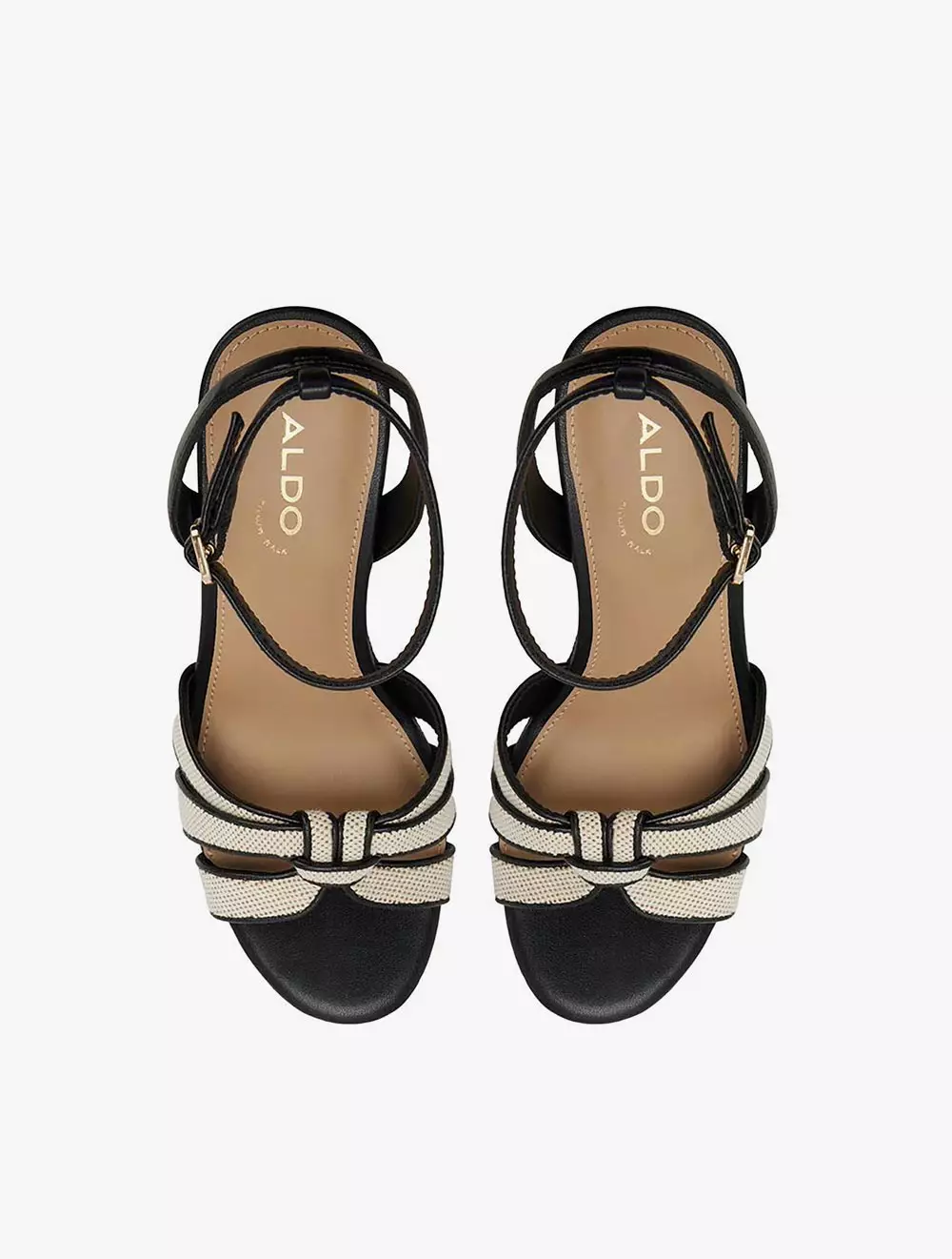 Aldo Esmerie Women's Wedge Sandals - Black Combo