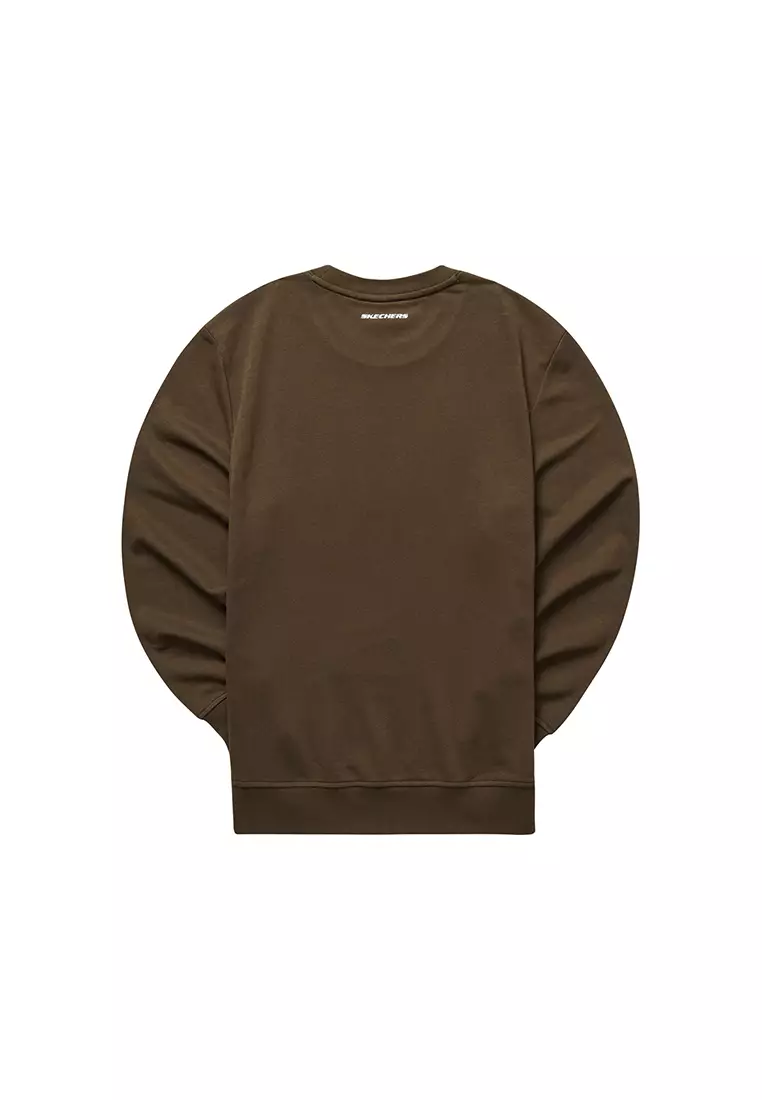Skechers hoodie mens brown store