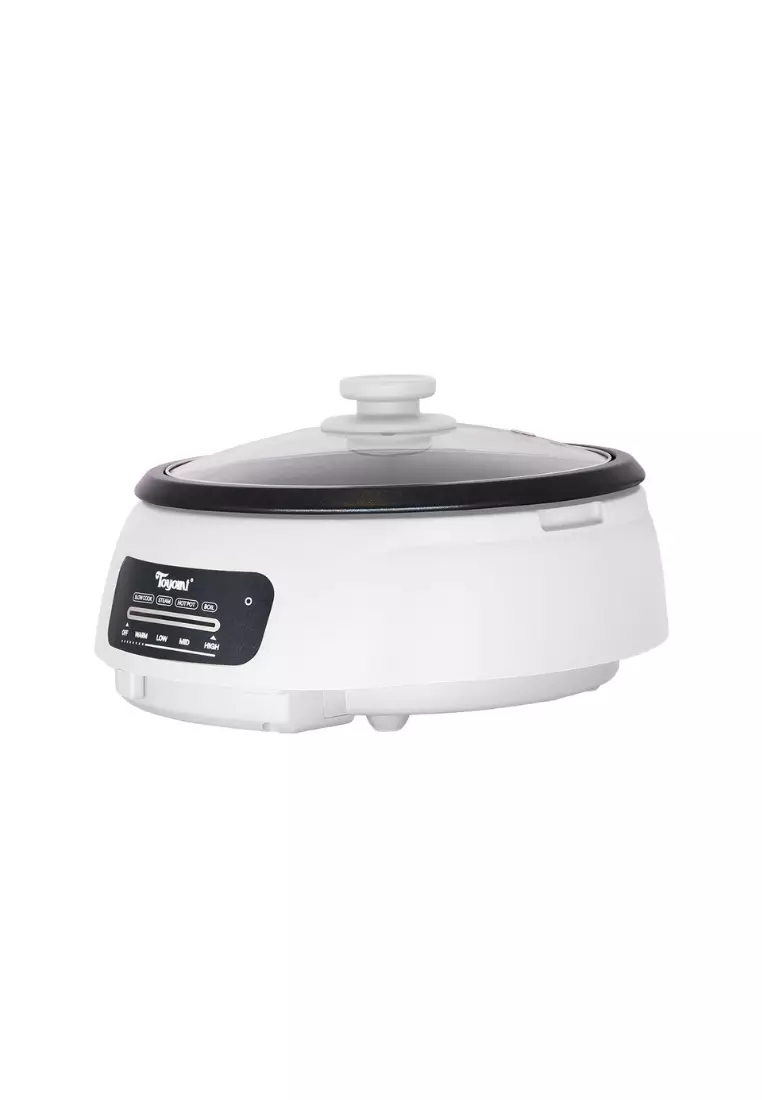 4 Cup - 0.8 Liter - Rice Cooker with Steamer - White Body 