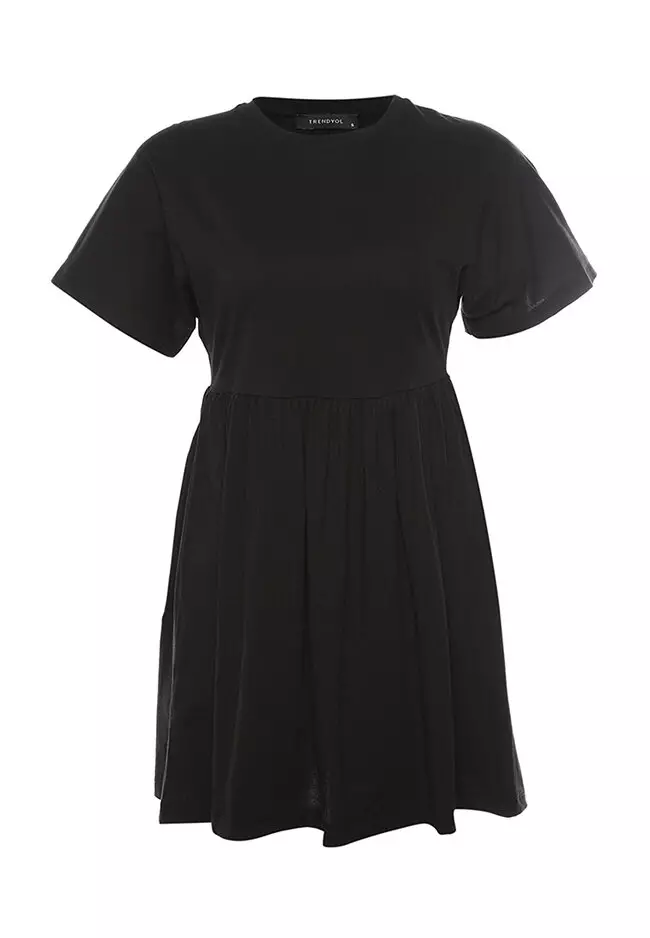 Buy Trendyol Black Dress 2024 Online ZALORA Philippines