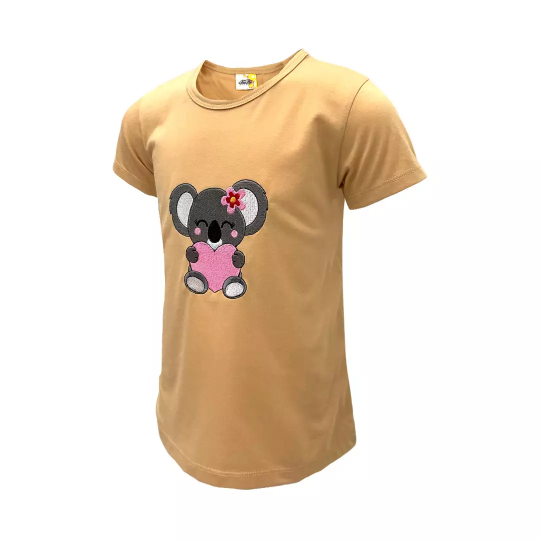 Kibi Kaos Anak Perempuan Bordir Koala 10610922