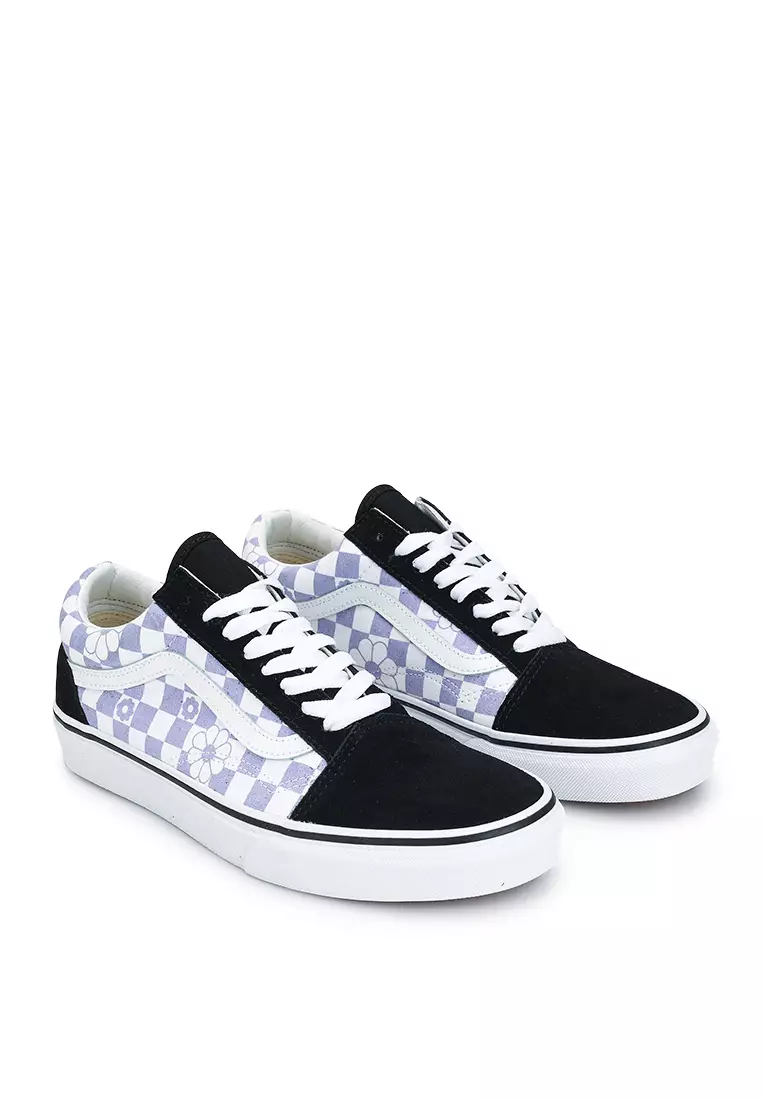 Checkered black sale old skool vans