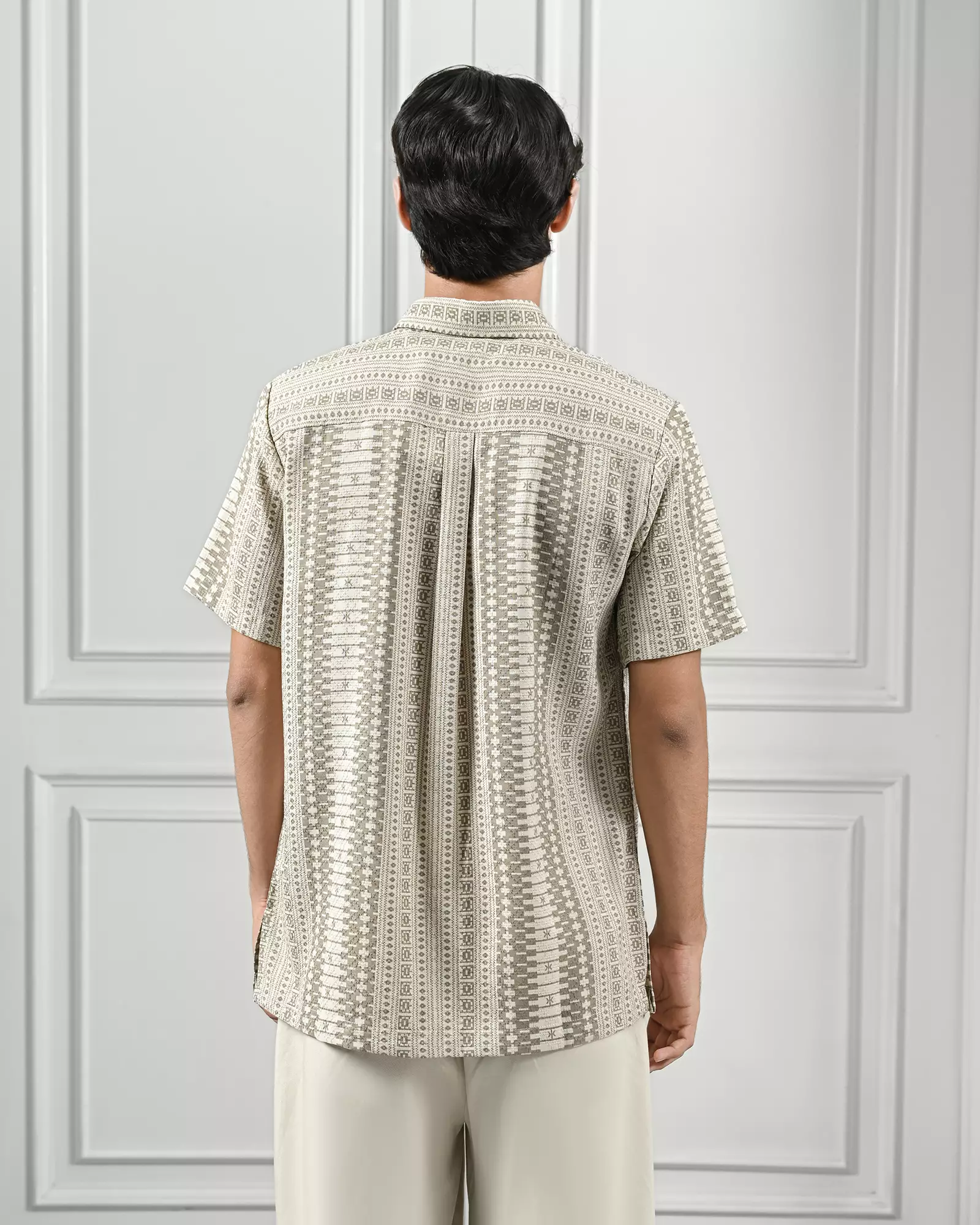 KASEP MADANA SHIRT / KEMEJA PRIA / BAJU LEBARAN - MOCCA