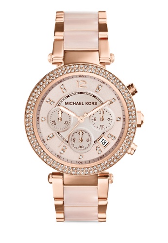 Buy Michael Kors Rose Gold Gunmetal Grey Rose Michael Kors