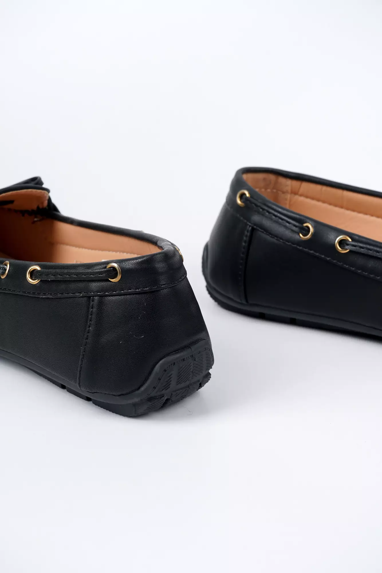 Blow BLWF 0013 Alma Moccasin Flats Shoes Wanita Sepatu Hitam Balet Women Shoes