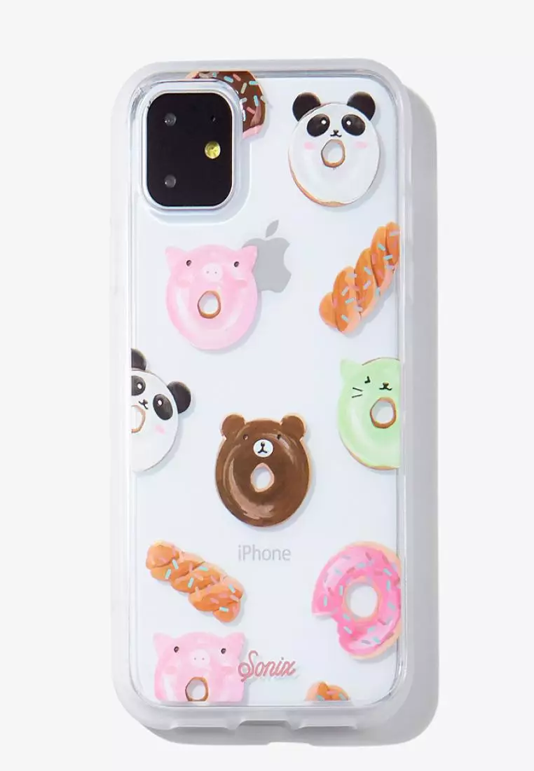 Buy Sonix Clear Coat Case for iPhone11 Kawaii Donuts 2024 Online