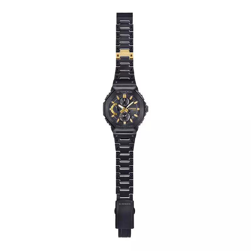 Jam Tangan Pria Casio G-Shock GMC-B2100ZE-1AJR 50th Anniversary Zero To One Black Stainless Steel Band (JDM)