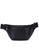 Lara black Plain Zipper Belt Bag - Black 92074AC73271D4GS_1