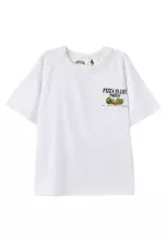 Licensed Nickelodeon White/Tmnt Pizza Is Life