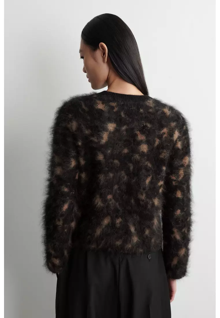 ANIMAL-JACQUARD MERINO WOOL JUMPER