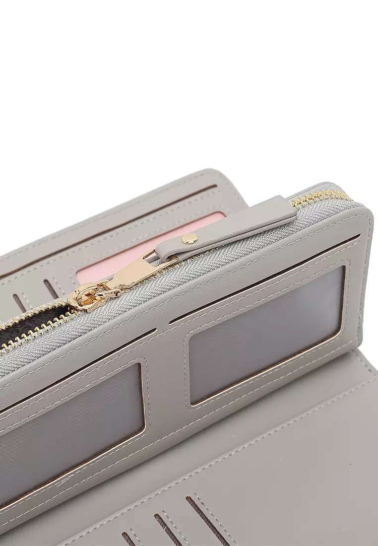 Women's Long Purse / Wallet - Grey