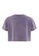 Gen Woo purple Collegic Crop Box T-Shirt 09FF6KA0149B5FGS_8