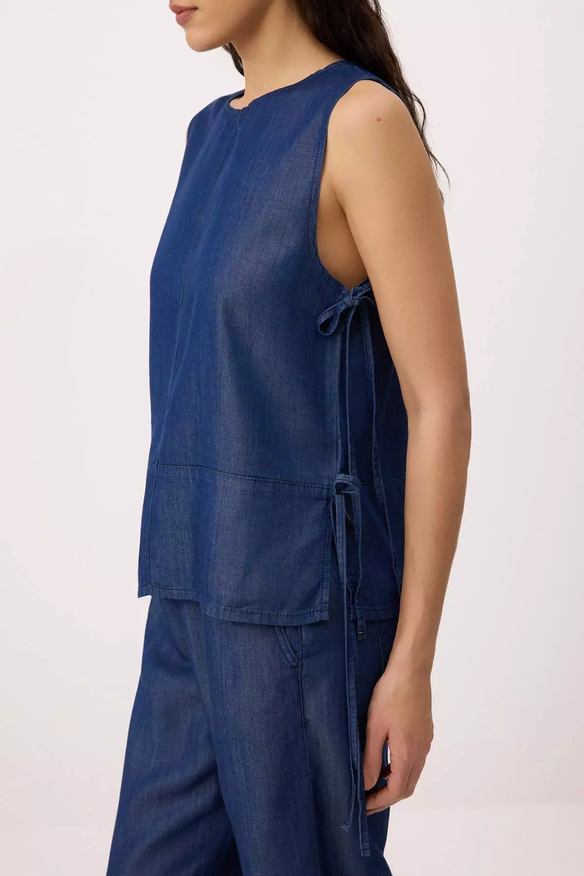 Mavi More Sustainable 1% Tencel Denim Blouse Twoss26Bz515