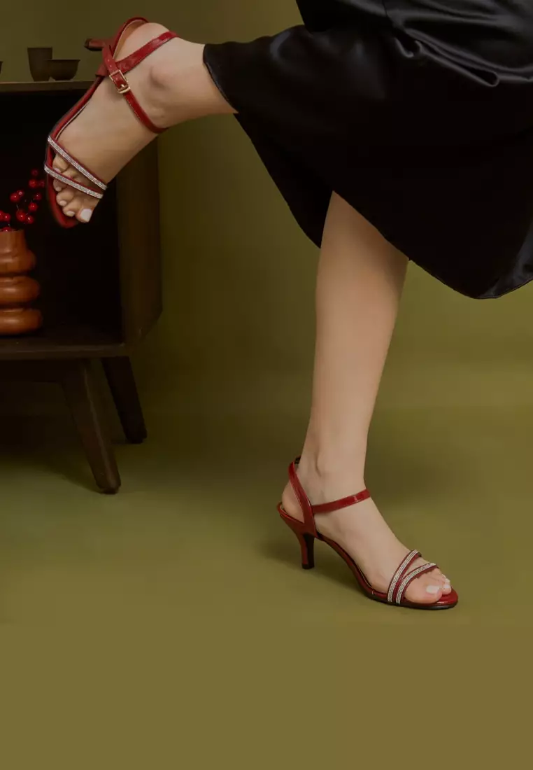 Nicholas Edison Heel Harper Maroon