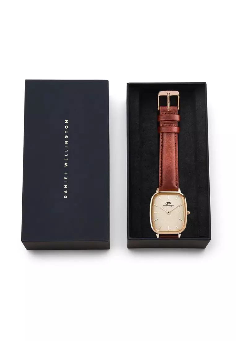 Marlon St Mawes Linen Rose Gold - Men Watch stainless steel watch DW Official Authentic Original