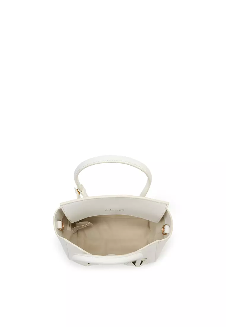 UNNI Mini Top Handle Bag - White