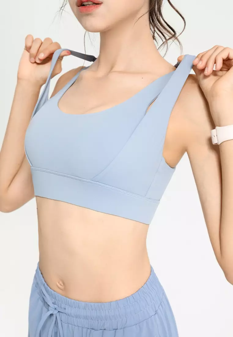 Strive Sport Bra – Cross Back Dual Strap Sports Bra for Women Breathable Supportive Activewear