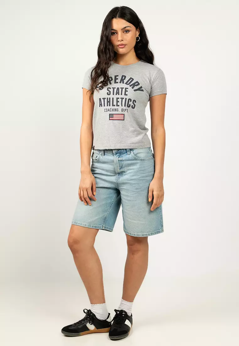 Athletic Graphic Fitted Tee