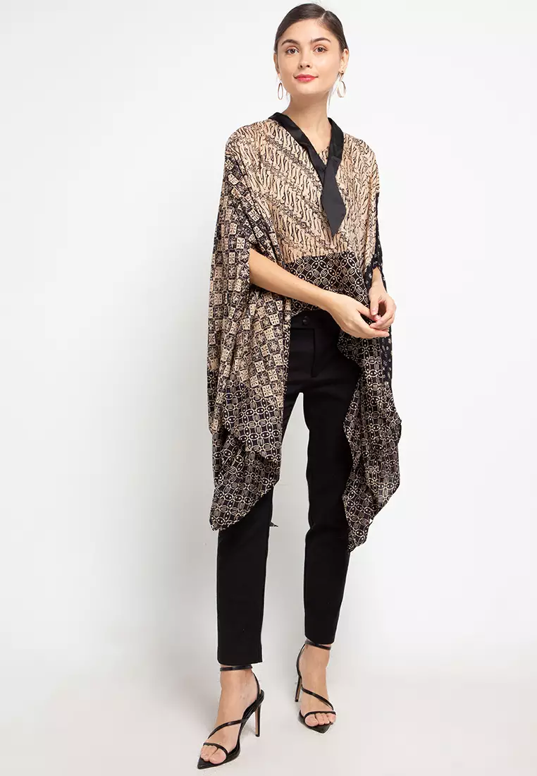 Blouse Lowo Crop Dasi Slv-Shawl