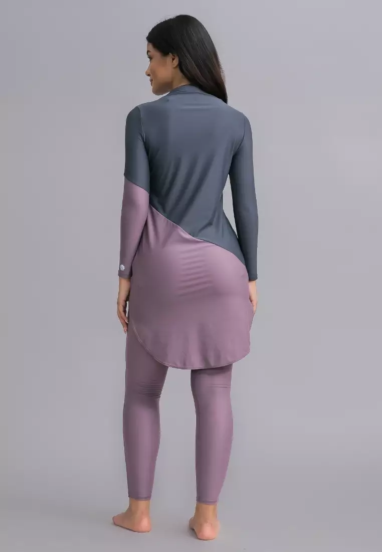 LANUUK Maya Modest Swim Dress – Dusk