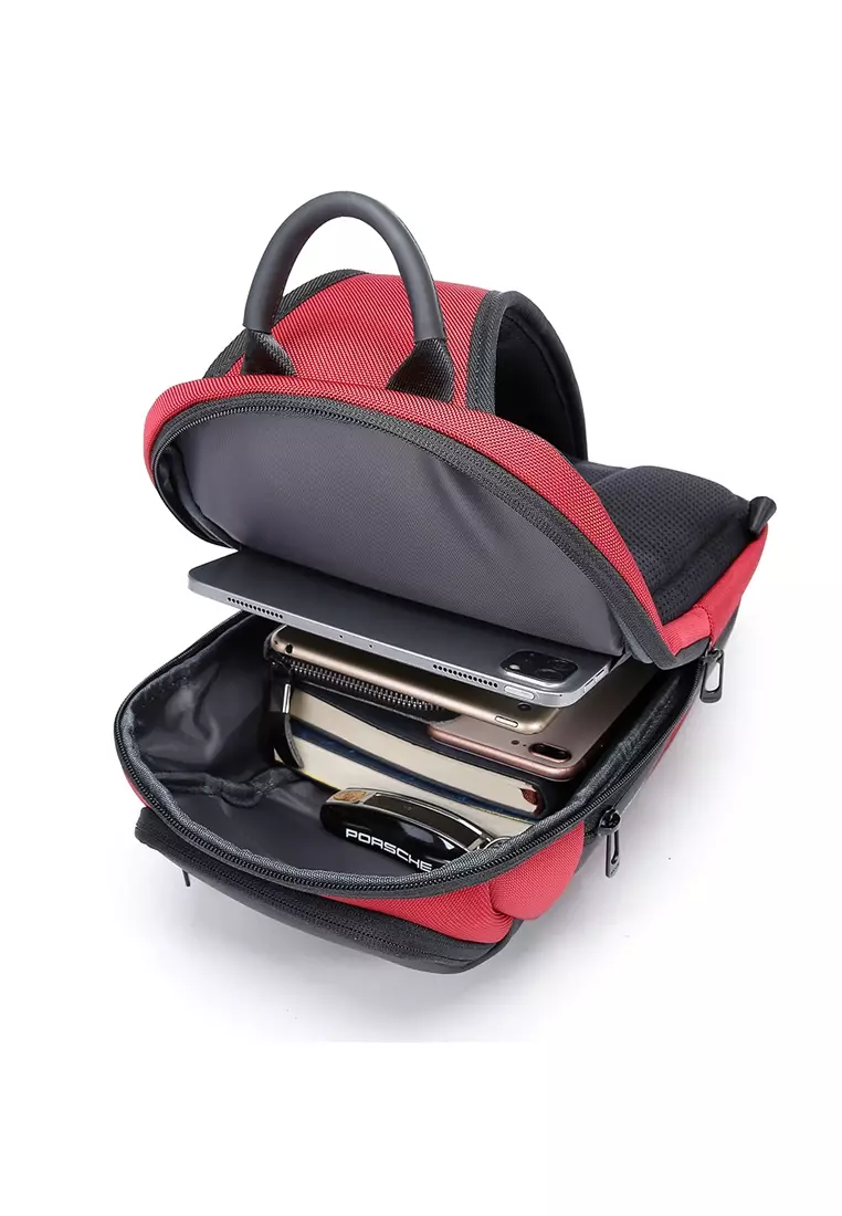 Bange Titan Water Resistant Men Sling Bag with Multi Compartment and fits 11inch iPad
