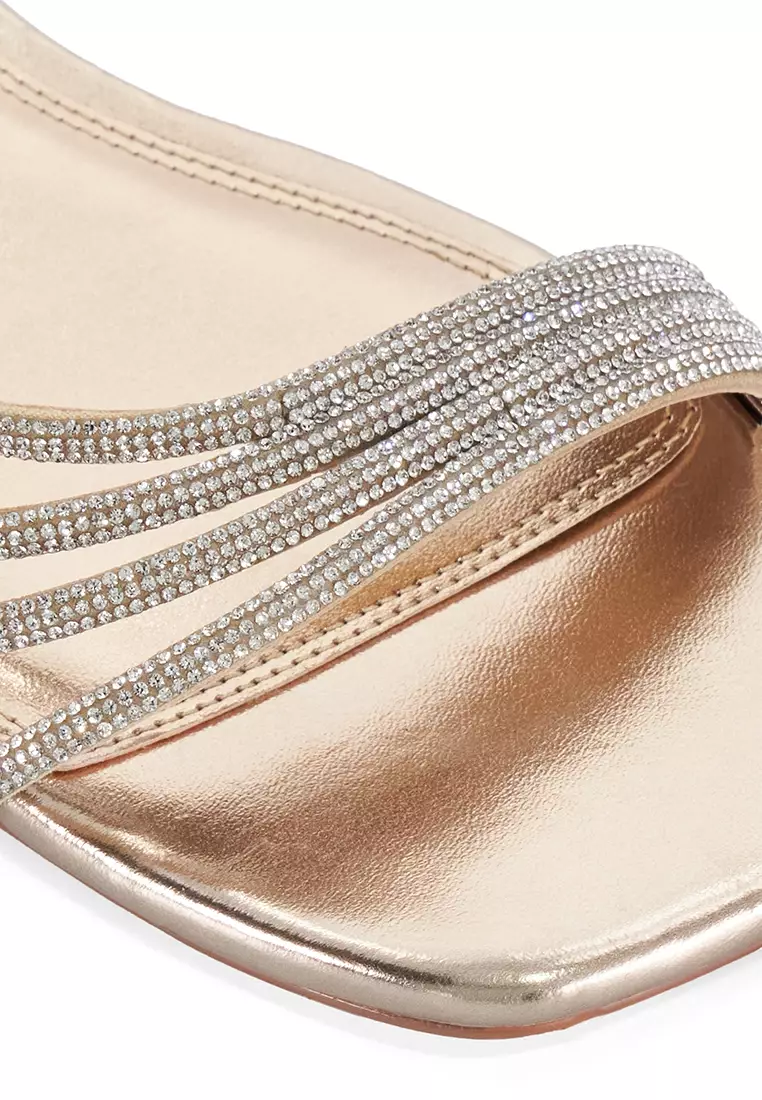 Natalia Dressy Sandals Gold