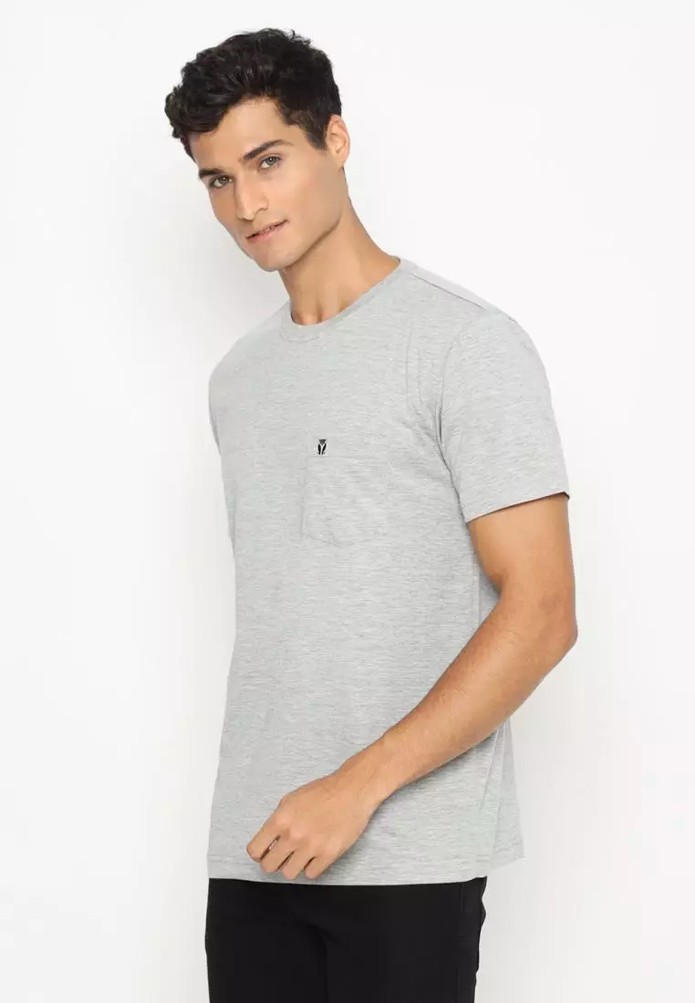 MATSUDA Kaos Polos Pocket T Shirt Cotton Nikko