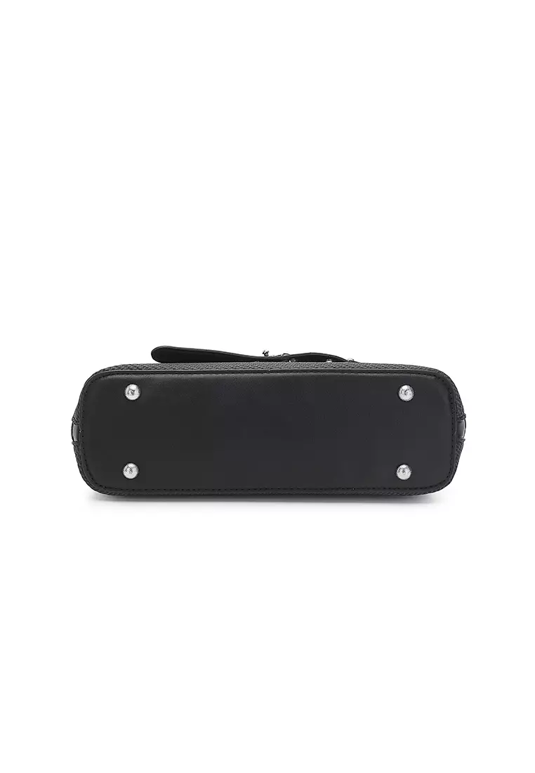 Women's Top Handle Bag / Sling Bag / Crossbody Bag - Black