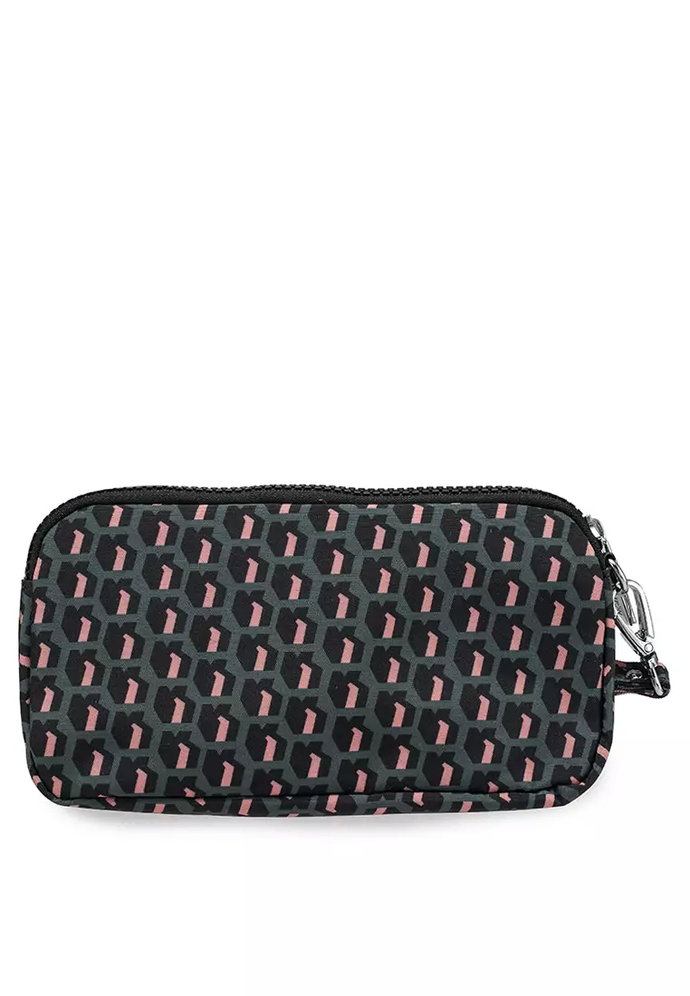 Printed Nylon Wristlet Pouch