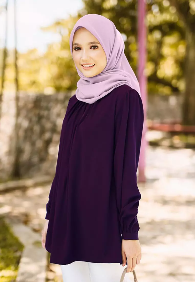 Lydia Blouse in Purple